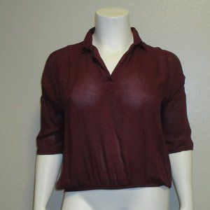 Brandy Melville Burgundy Rayon Top 3X -- Final Price